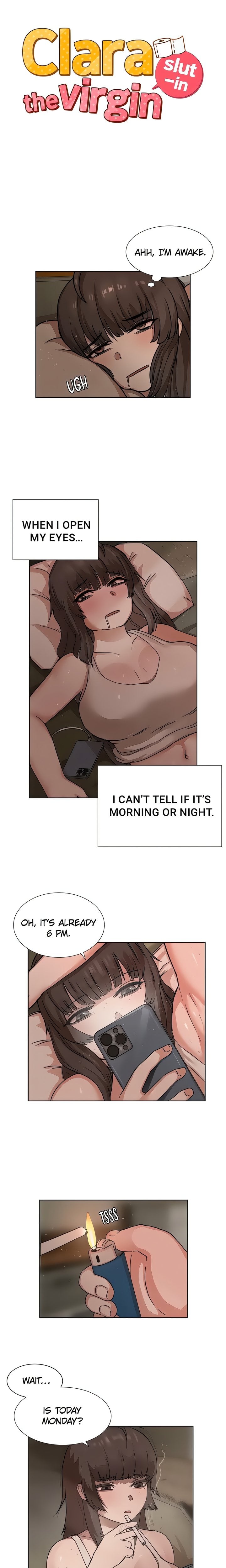 18+ Clara, the Virgin Shut-in Chapter 1 page 1