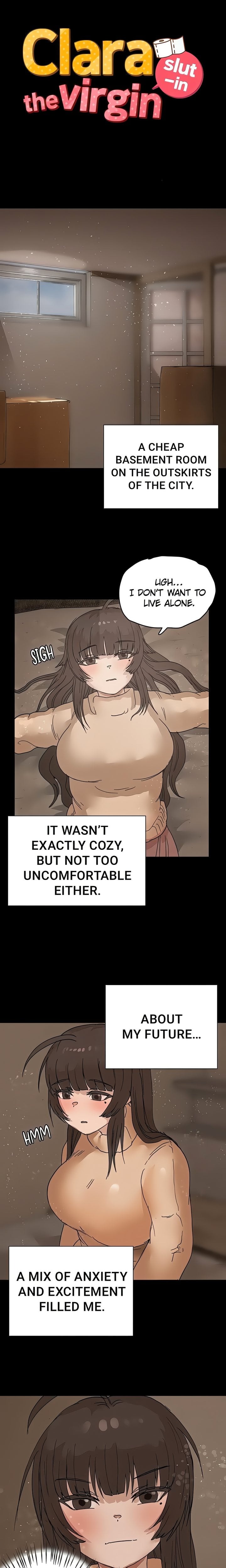 18+ Clara, the Virgin Shut-in Chapter 4 page 1