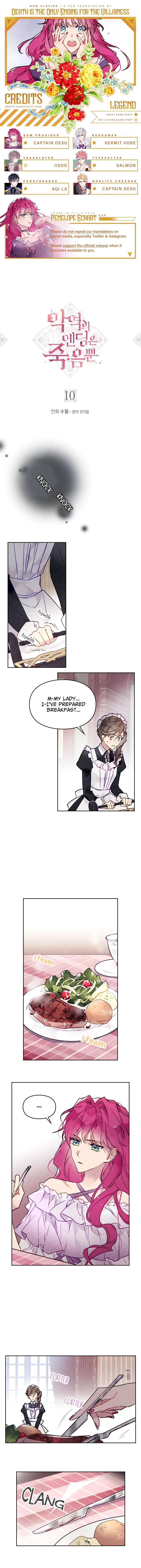 18+ Death Is The Only Ending For The Villainess Chapter 10 page 1