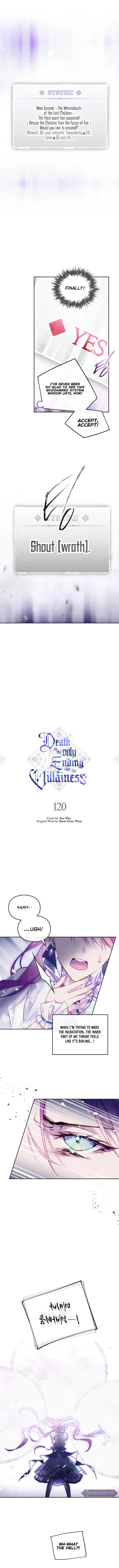 18+ Death Is The Only Ending For The Villainess Chapter 120 page 2
