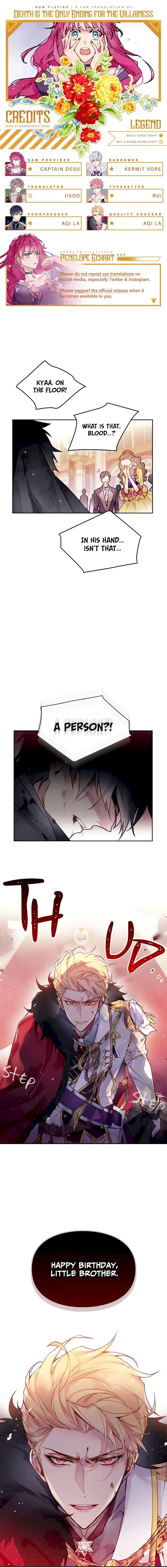 18+ Death Is The Only Ending For The Villainess Chapter 14 page 1