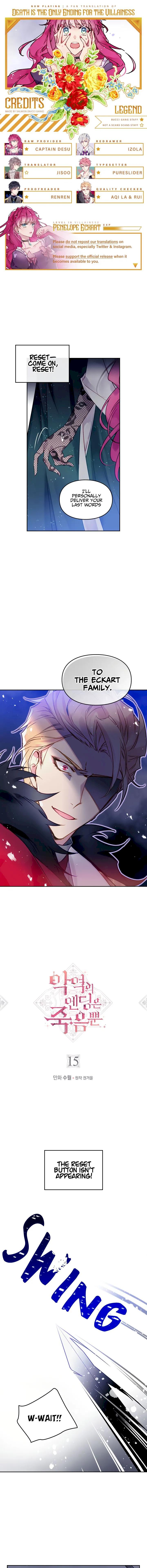 18+ Death Is The Only Ending For The Villainess Chapter 15 page 1