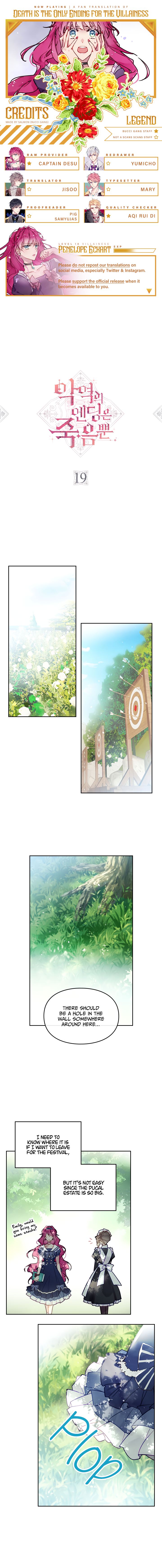 18+ Death Is The Only Ending For The Villainess Chapter 19 page 1