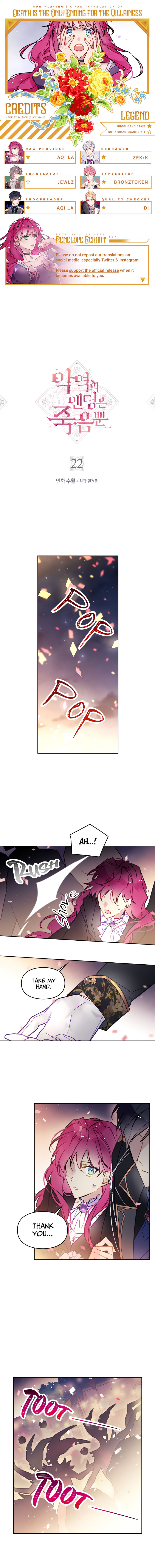18+ Death Is The Only Ending For The Villainess Chapter 22 page 1