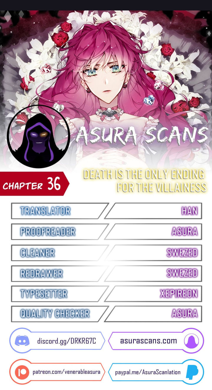 18+ Death Is The Only Ending For The Villainess Chapter 36 page 1
