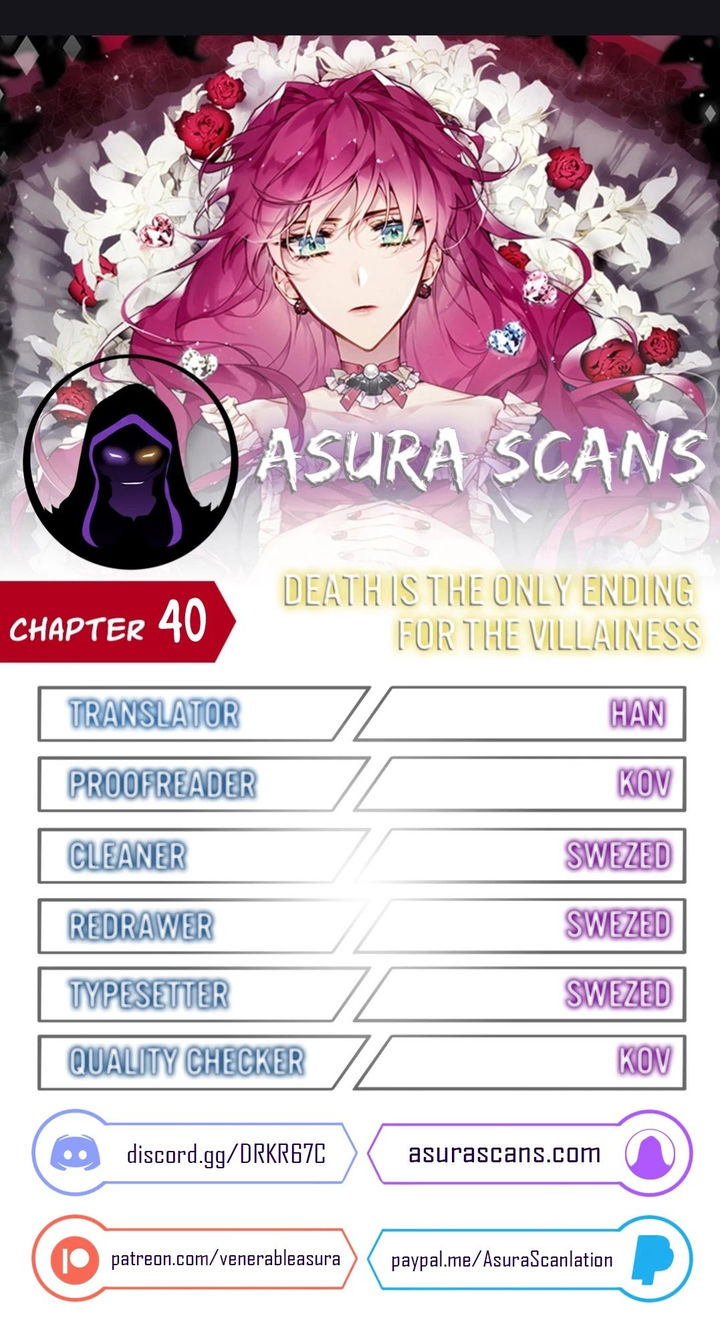 18+ Death Is The Only Ending For The Villainess Chapter 40 page 1