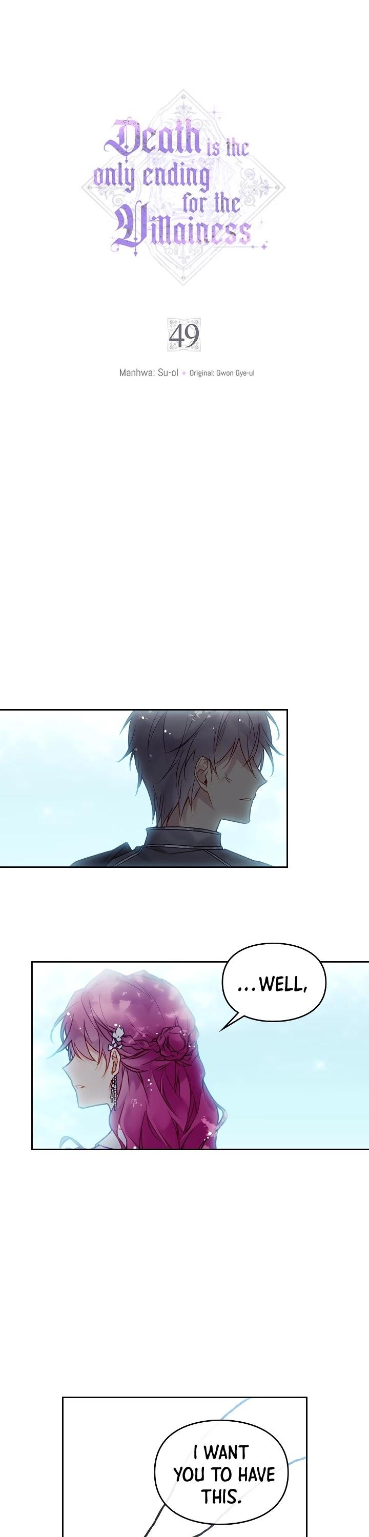 18+ Death Is The Only Ending For The Villainess Chapter 49 page 2