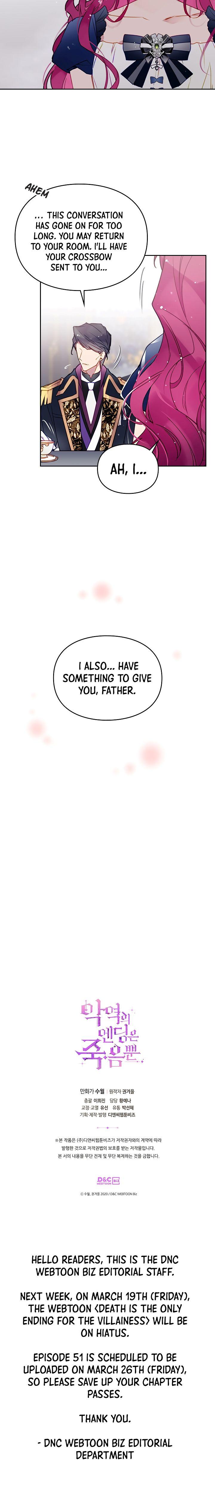 18+ Death Is The Only Ending For The Villainess Chapter 50 page 16