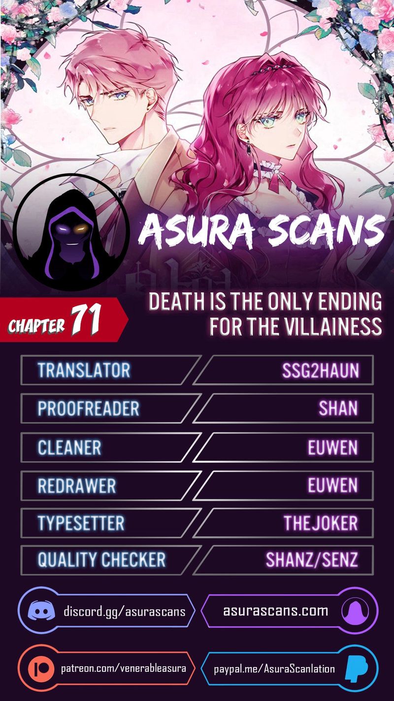 18+ Death Is The Only Ending For The Villainess Chapter 71 page 1