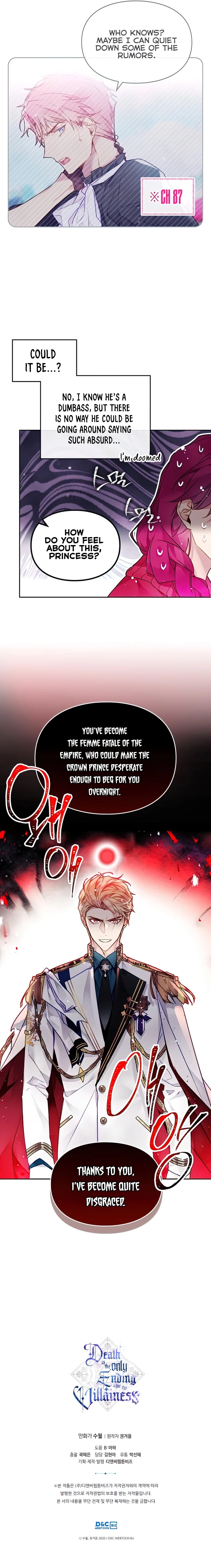 18+ Death Is The Only Ending For The Villainess Chapter 99 page 7
