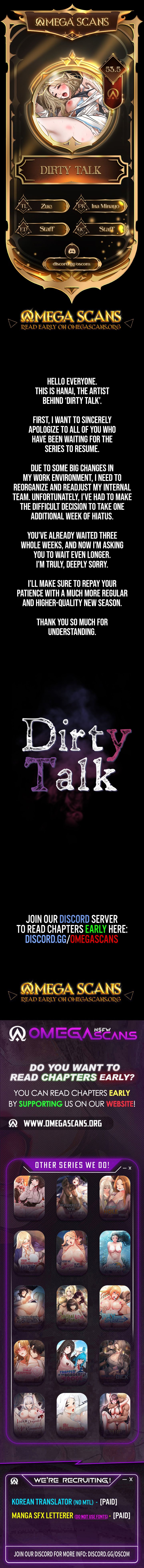 18+ Dirty Talk Chapter 53.5 page 1