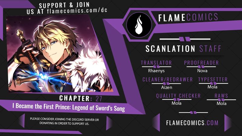 18+ I Became the First Prince: Legend of Sword’s Song Chapter 27 page 1