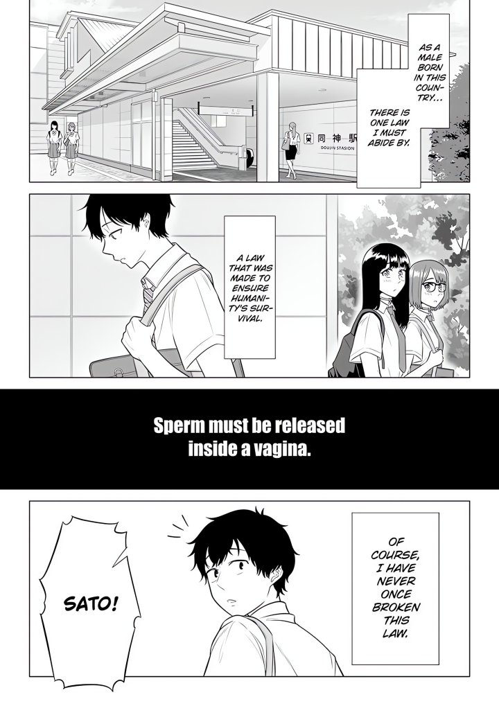 18+ In a World Where Males Are Nearly Extinct, Semen Has Become a Precious Resource Chapter 1 page 5