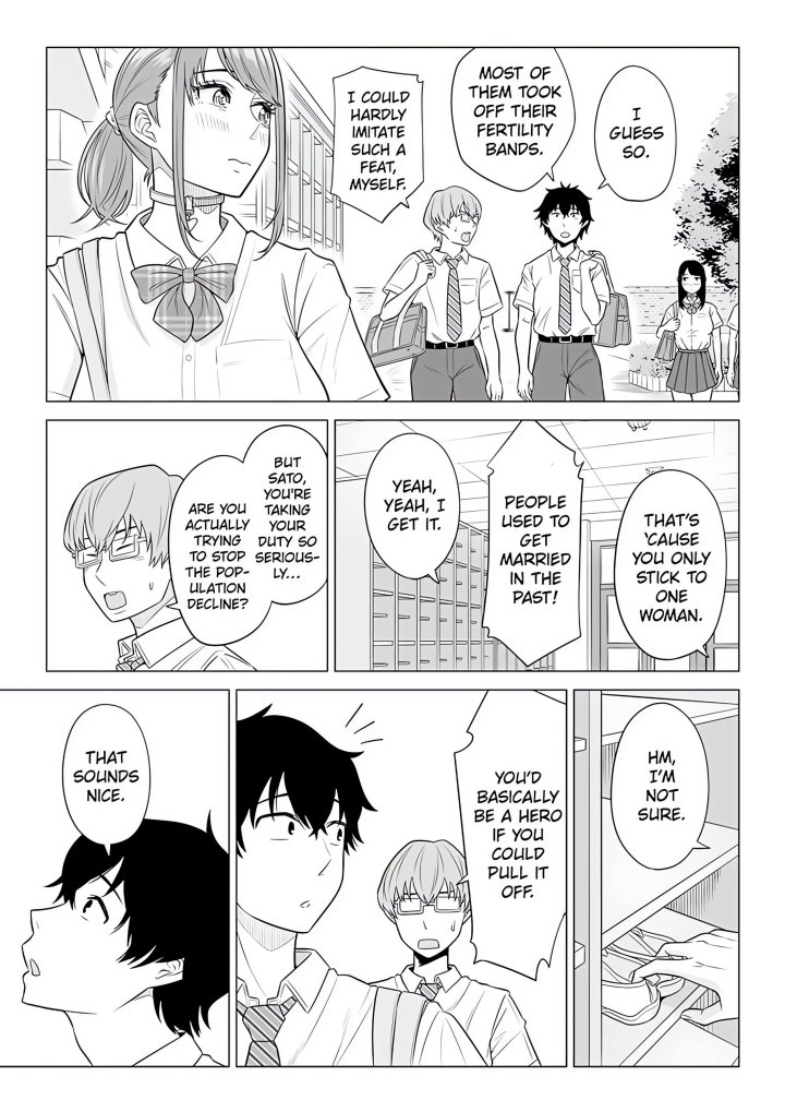 18+ In a World Where Males Are Nearly Extinct, Semen Has Become a Precious Resource Chapter 13 page 3