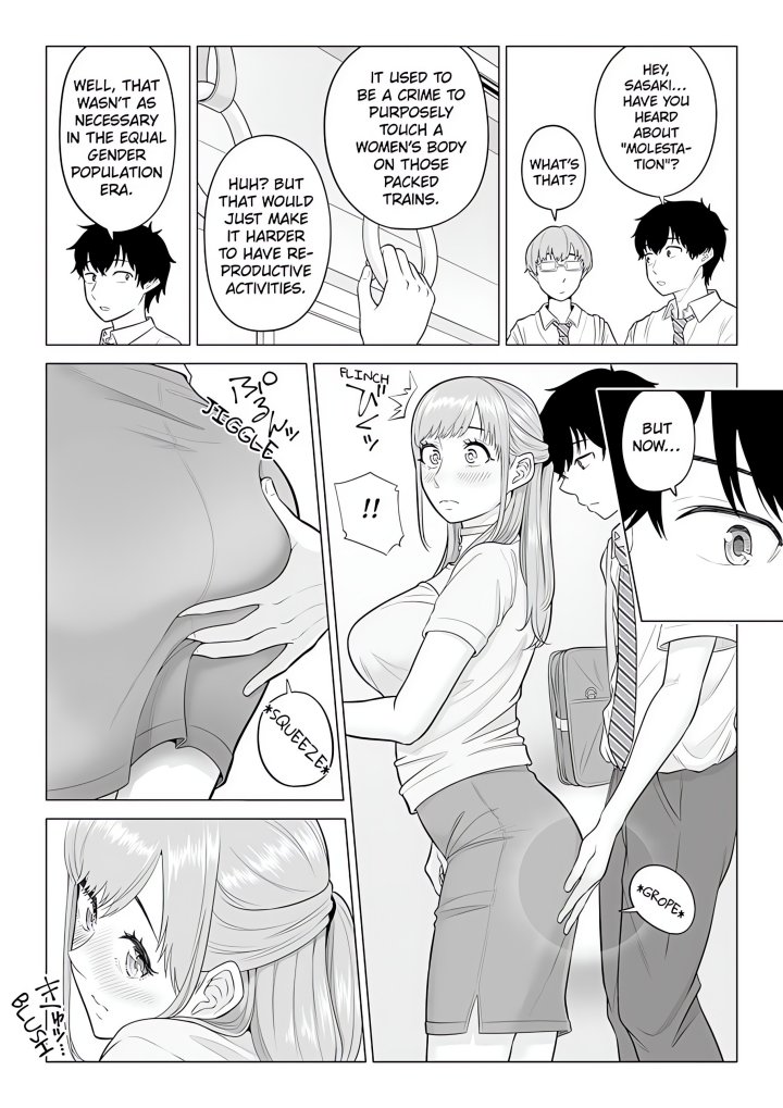 18+ In a World Where Males Are Nearly Extinct, Semen Has Become a Precious Resource Chapter 2 page 5