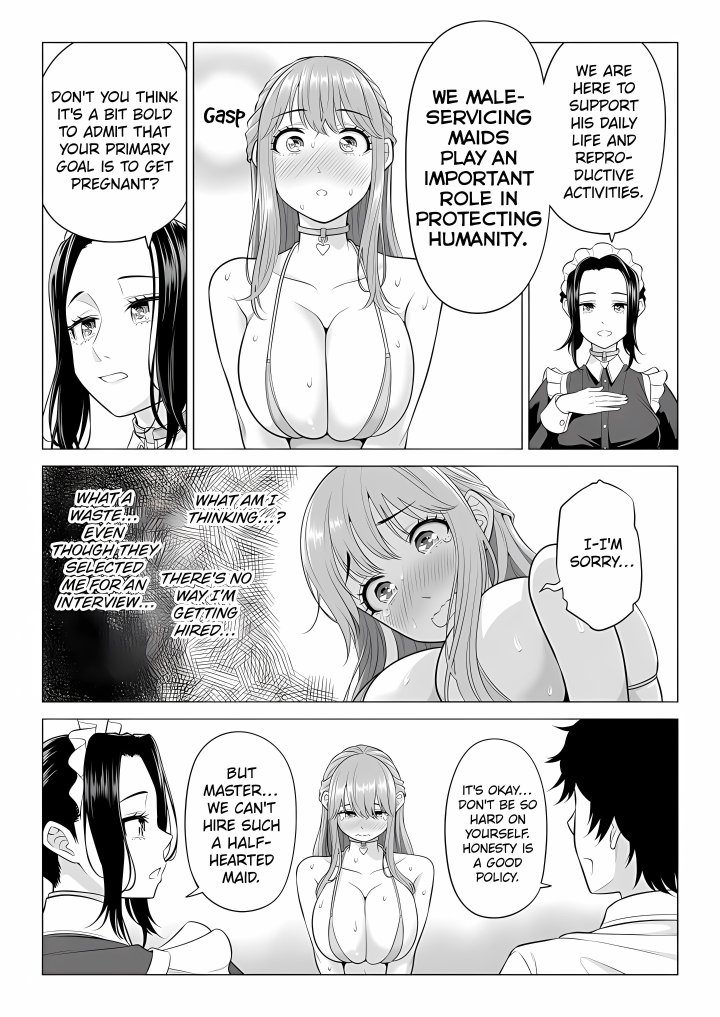 18+ In a World Where Males Are Nearly Extinct, Semen Has Become a Precious Resource Chapter 29 page 11