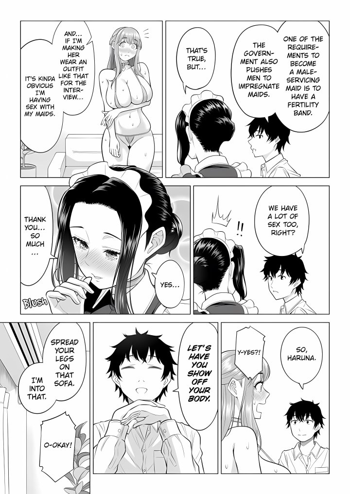18+ In a World Where Males Are Nearly Extinct, Semen Has Become a Precious Resource Chapter 29 page 12