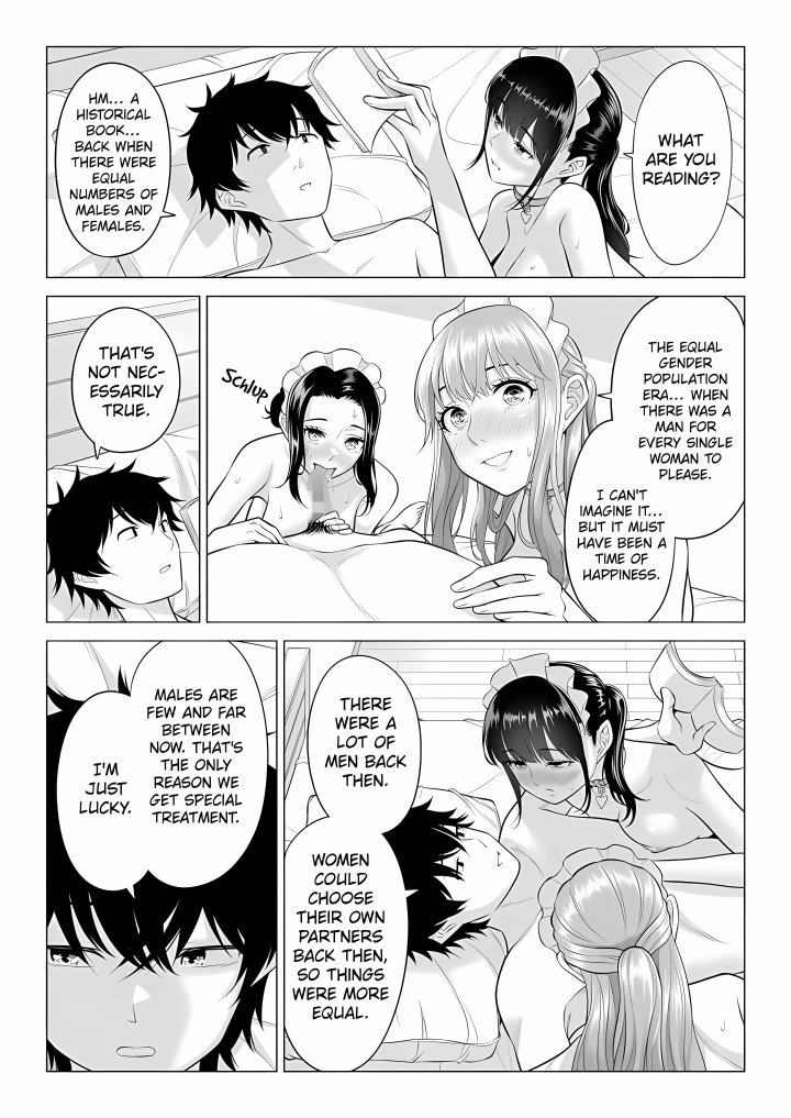 18+ In a World Where Males Are Nearly Extinct, Semen Has Become a Precious Resource Chapter 29 page 54