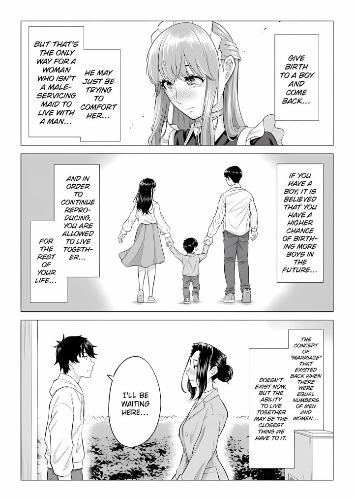 18+ In a World Where Males Are Nearly Extinct, Semen Has Become a Precious Resource Chapter 29 page 68