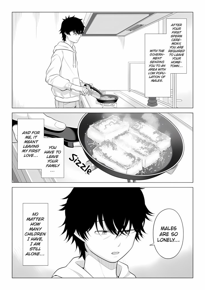 18+ In a World Where Males Are Nearly Extinct, Semen Has Become a Precious Resource Chapter 29 page 147