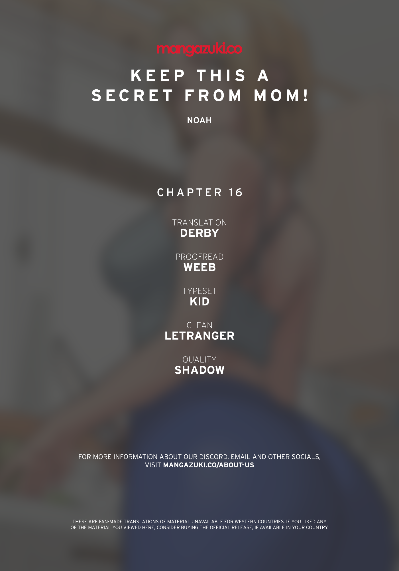 18+ Keep it a secret from your mother! Chapter 16 page 1