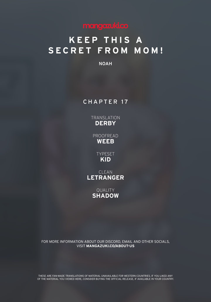18+ Keep it a secret from your mother! Chapter 17 page 1