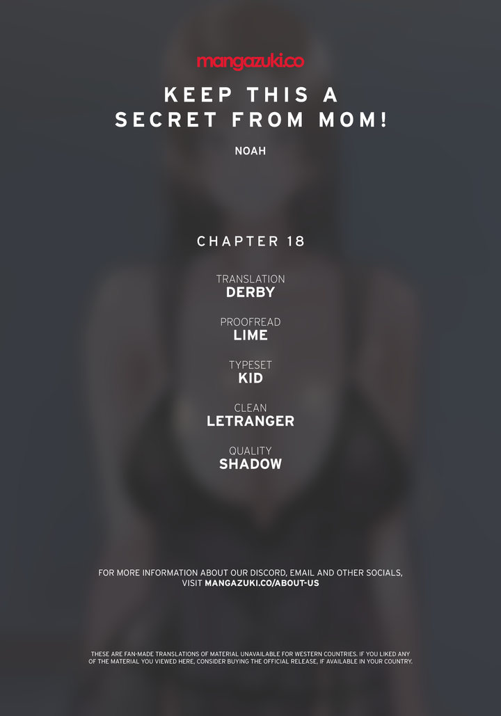 18+ Keep it a secret from your mother! Chapter 18 page 1