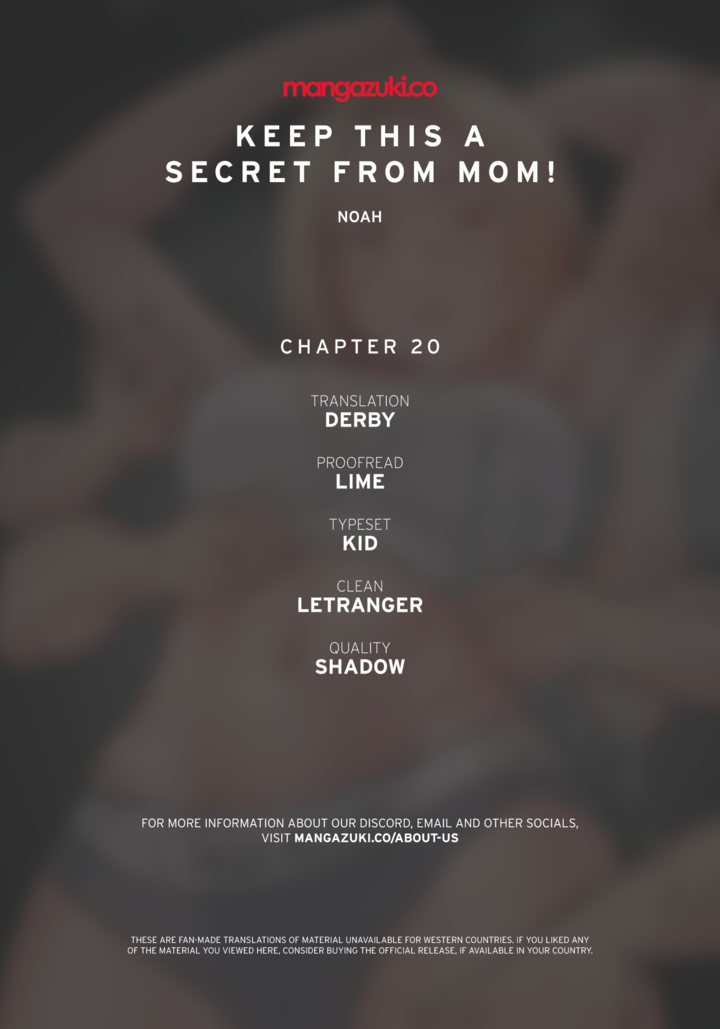 18+ Keep it a secret from your mother! Chapter 20 page 1