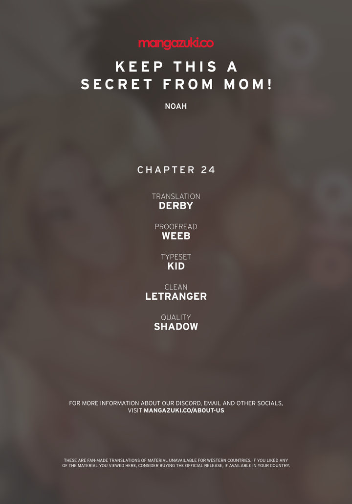18+ Keep it a secret from your mother! Chapter 24 page 1