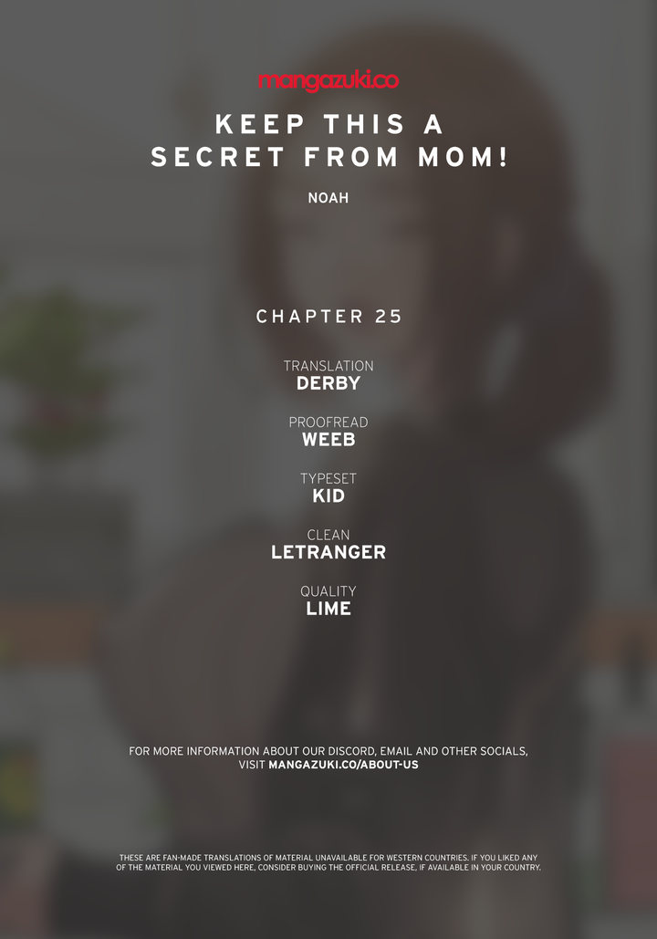 18+ Keep it a secret from your mother! Chapter 25 page 1