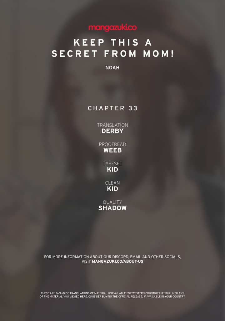 18+ Keep it a secret from your mother! Chapter 33 page 1