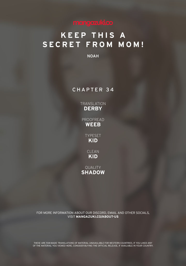 18+ Keep it a secret from your mother! Chapter 34 page 1