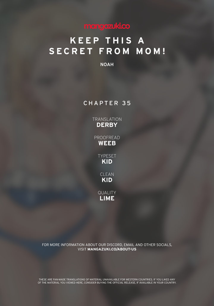 18+ Keep it a secret from your mother! Chapter 35 page 1