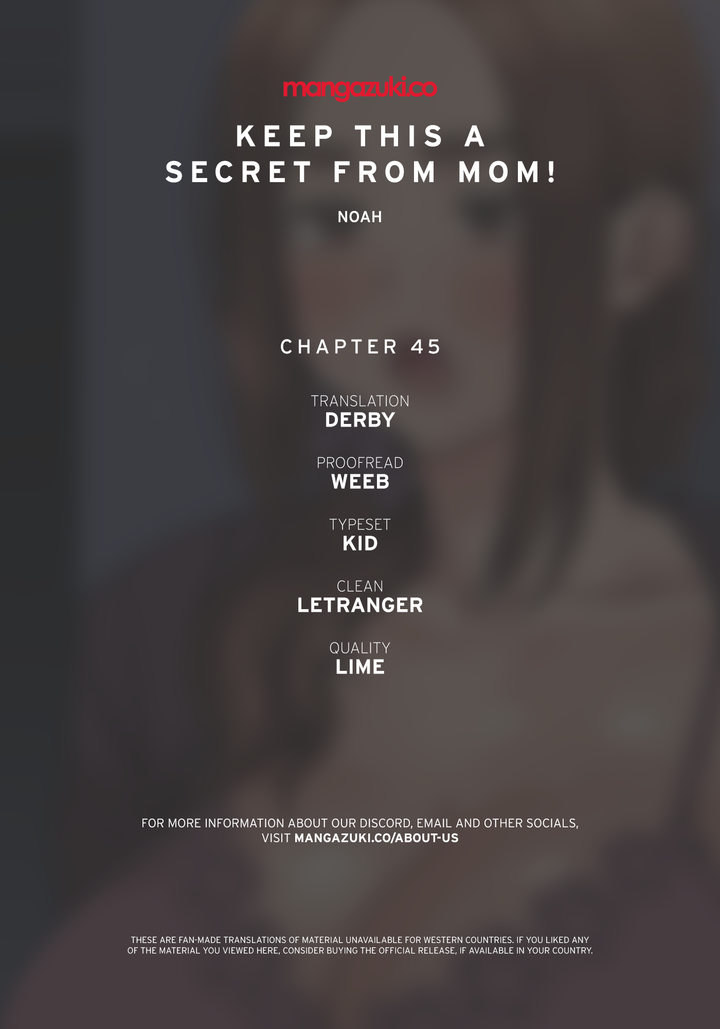 18+ Keep it a secret from your mother! Chapter 45 page 1