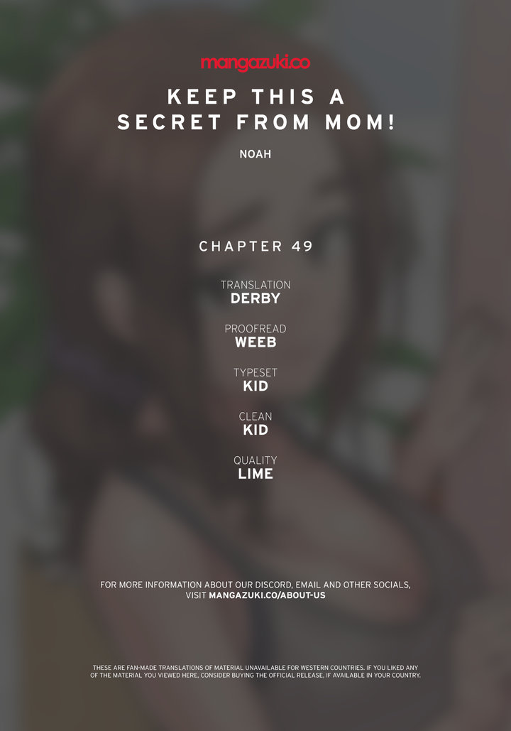 18+ Keep it a secret from your mother! Chapter 49 page 1