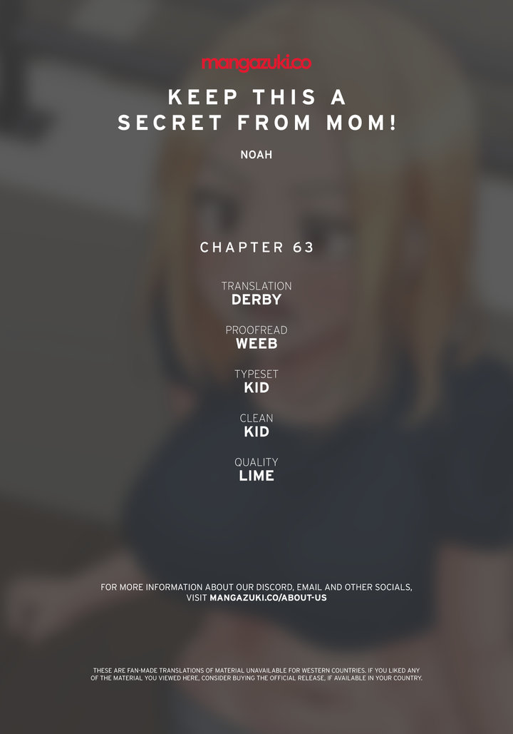18+ Keep it a secret from your mother! Chapter 63 page 1