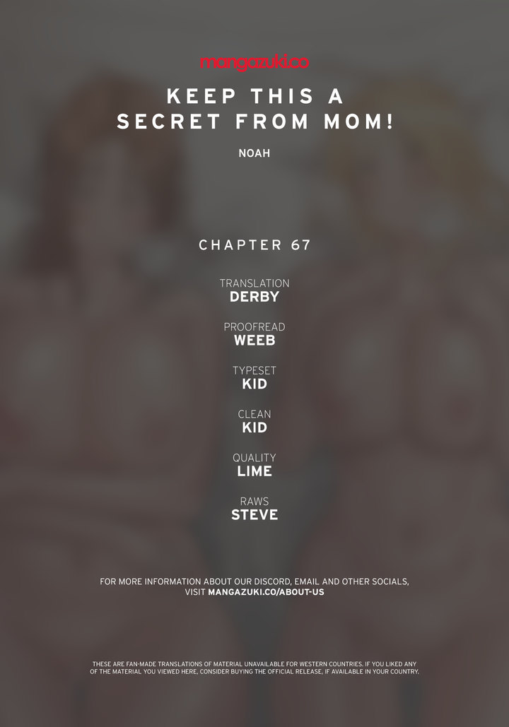 18+ Keep it a secret from your mother! Chapter 67 page 1