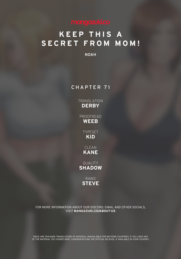 18+ Keep it a secret from your mother! Chapter 71 page 1