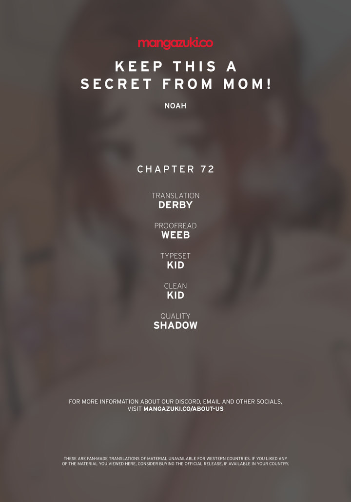 18+ Keep it a secret from your mother! Chapter 72 page 1