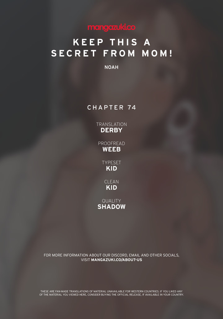 18+ Keep it a secret from your mother! Chapter 74 page 1