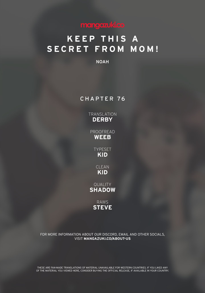 18+ Keep it a secret from your mother! Chapter 76 page 1