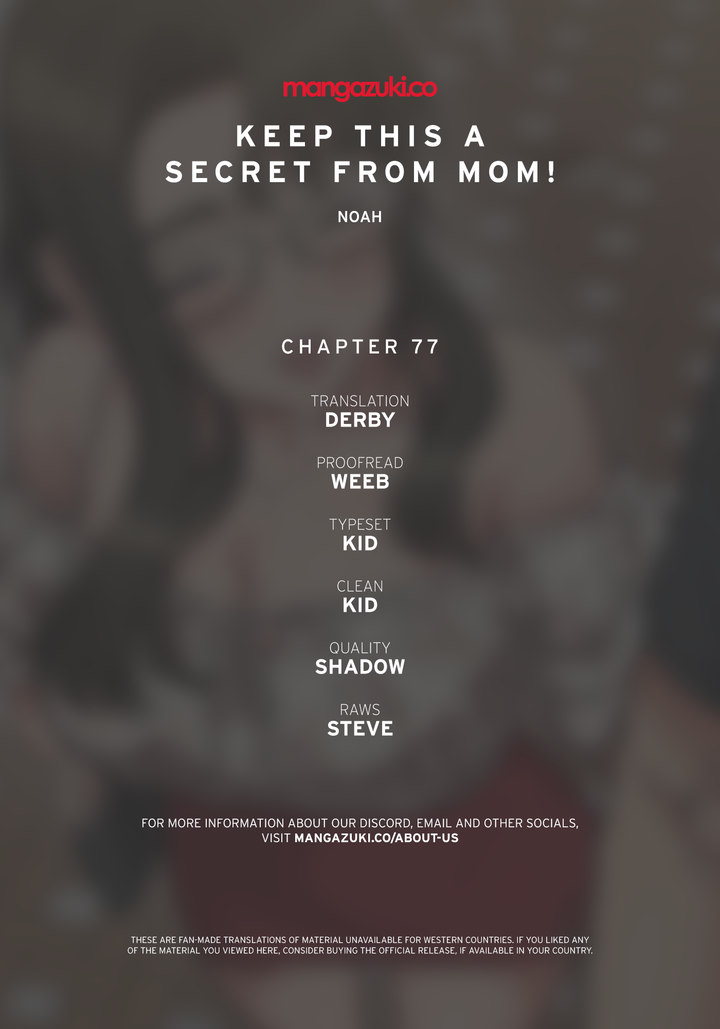 18+ Keep it a secret from your mother! Chapter 77 page 1