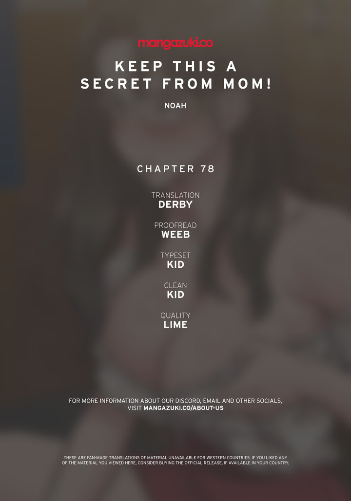 18+ Keep it a secret from your mother! Chapter 78 page 1