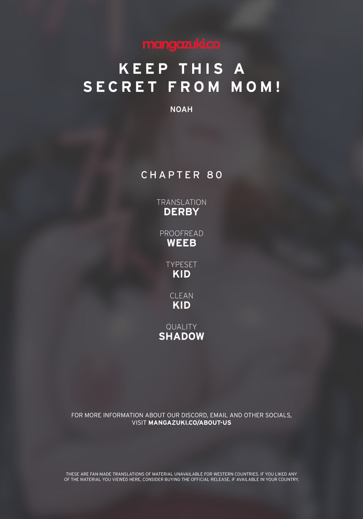 18+ Keep it a secret from your mother! Chapter 80 page 1