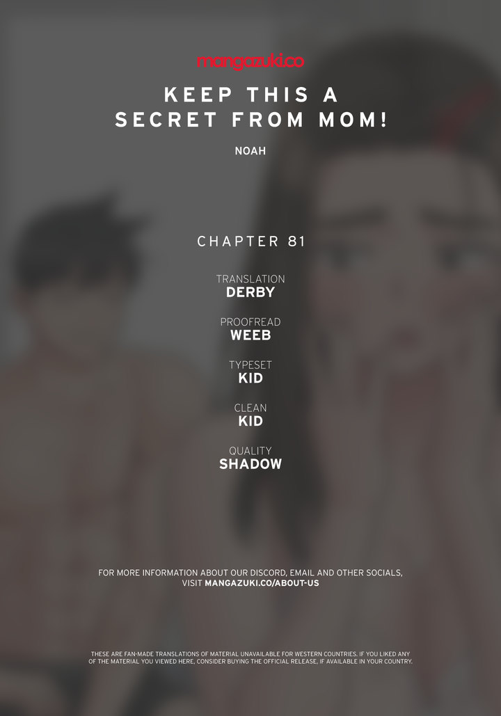 18+ Keep it a secret from your mother! Chapter 81 page 1
