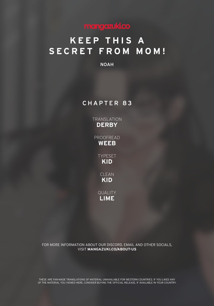 18+ Keep it a secret from your mother! Chapter 83 page 1