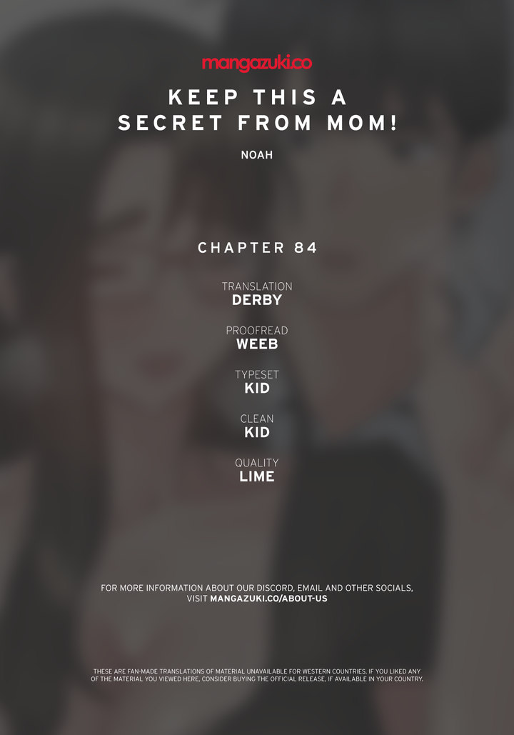18+ Keep it a secret from your mother! Chapter 84 page 1