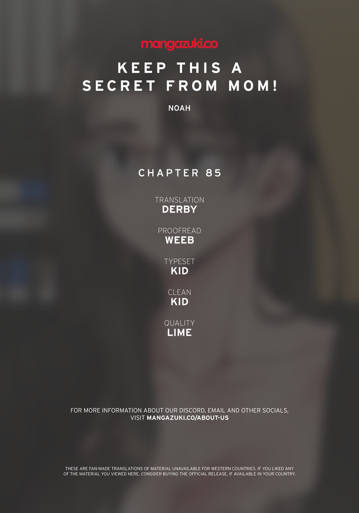 18+ Keep it a secret from your mother! Chapter 85 page 1