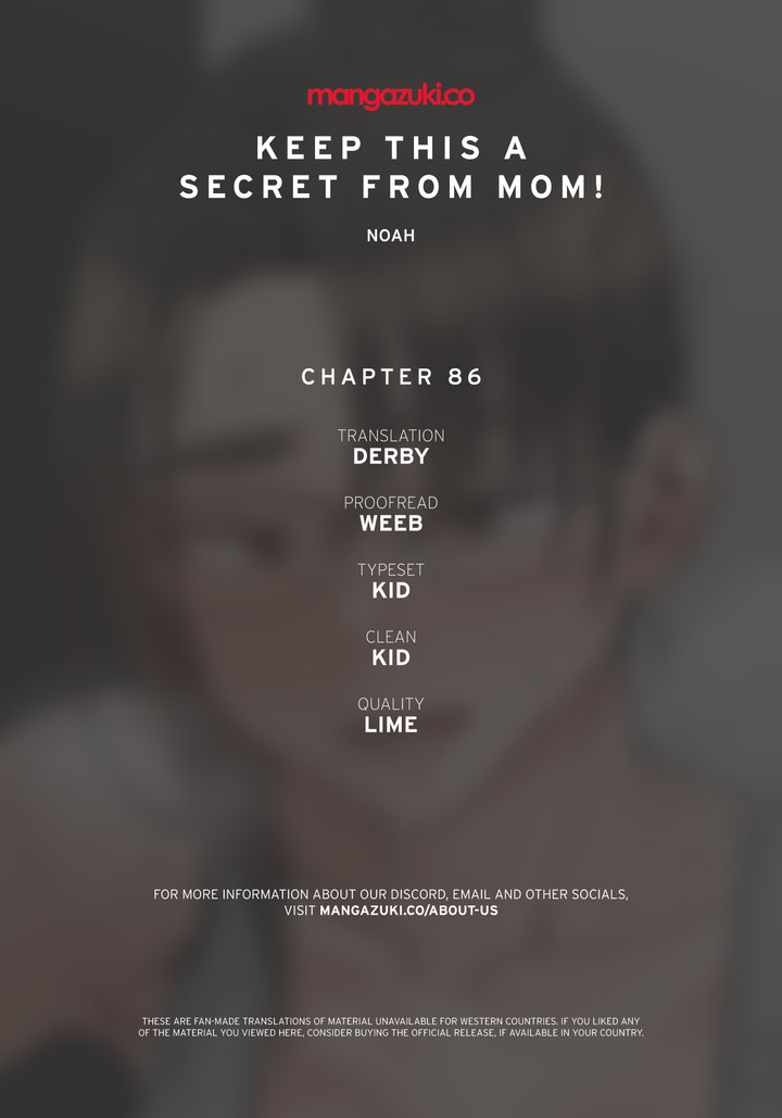 18+ Keep it a secret from your mother! Chapter 86 page 1