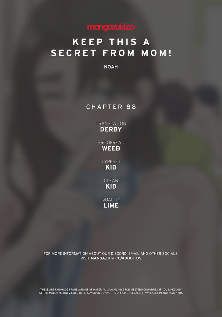 18+ Keep it a secret from your mother! Chapter 88 page 1